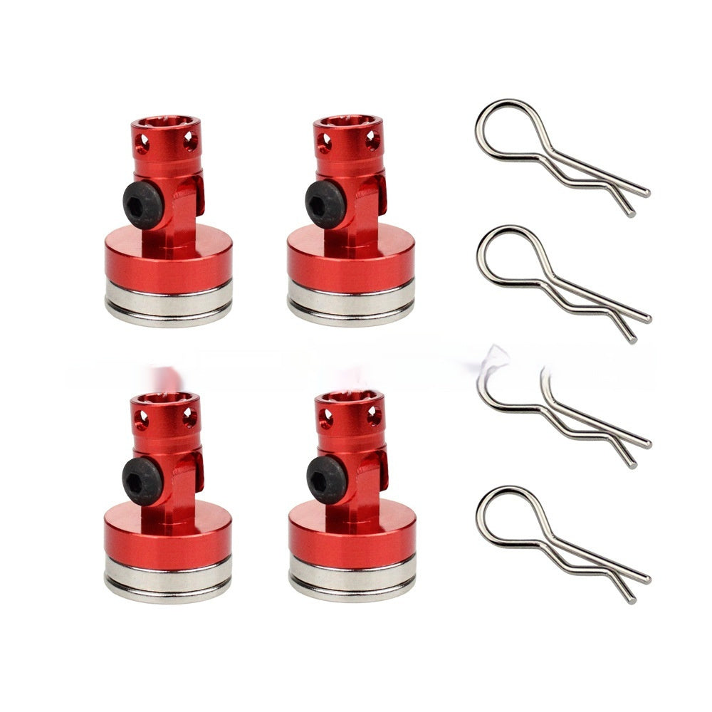 Metal magnetic car decor accessory set with strong magnet for vehicle decoration