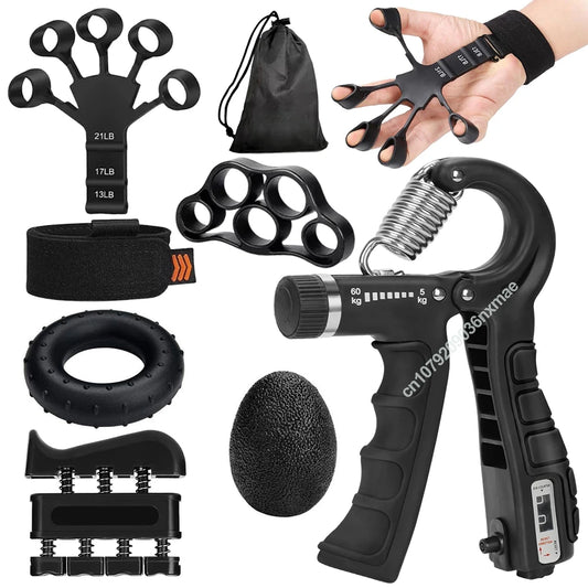 5–60Kg adjustable hand gripper fitness exerciser