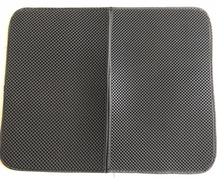 Honeycomb cat litter mat for clean floors