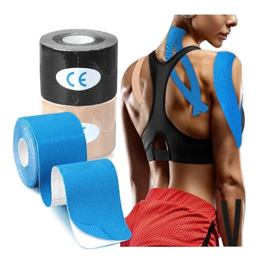 Elastic kinesiology tape for sports recovery support