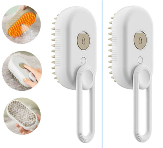 Electric spray grooming brush for cats dogs puppies and kittens