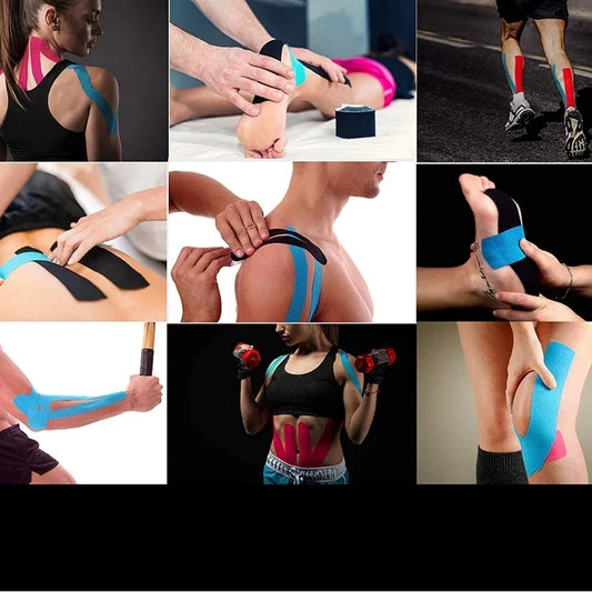 Kinesiology tape for knee shoulder and back support