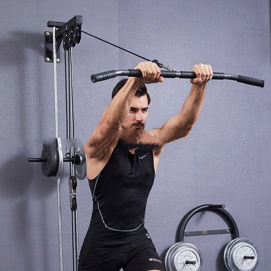 Lat pulldown bar handle used on cable machine
