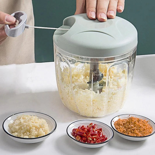 Manual Meat Mincer Garlic Chopper Press Crusher