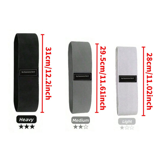 Non slip hip resistance bands for thigh training