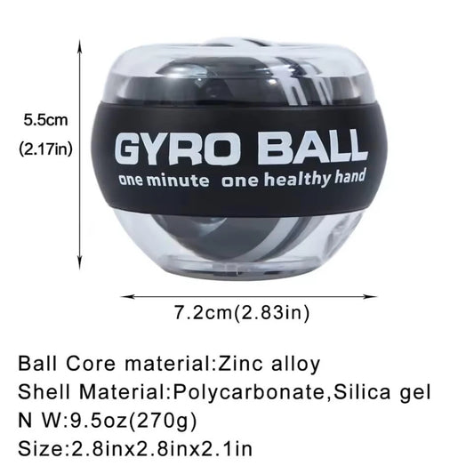 Portable wrist ball exercise device