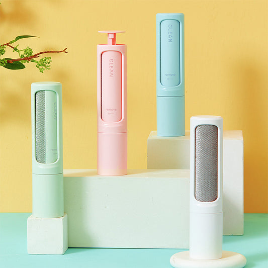Reusable pet hair remover brush lint roller for clothes and furniture
