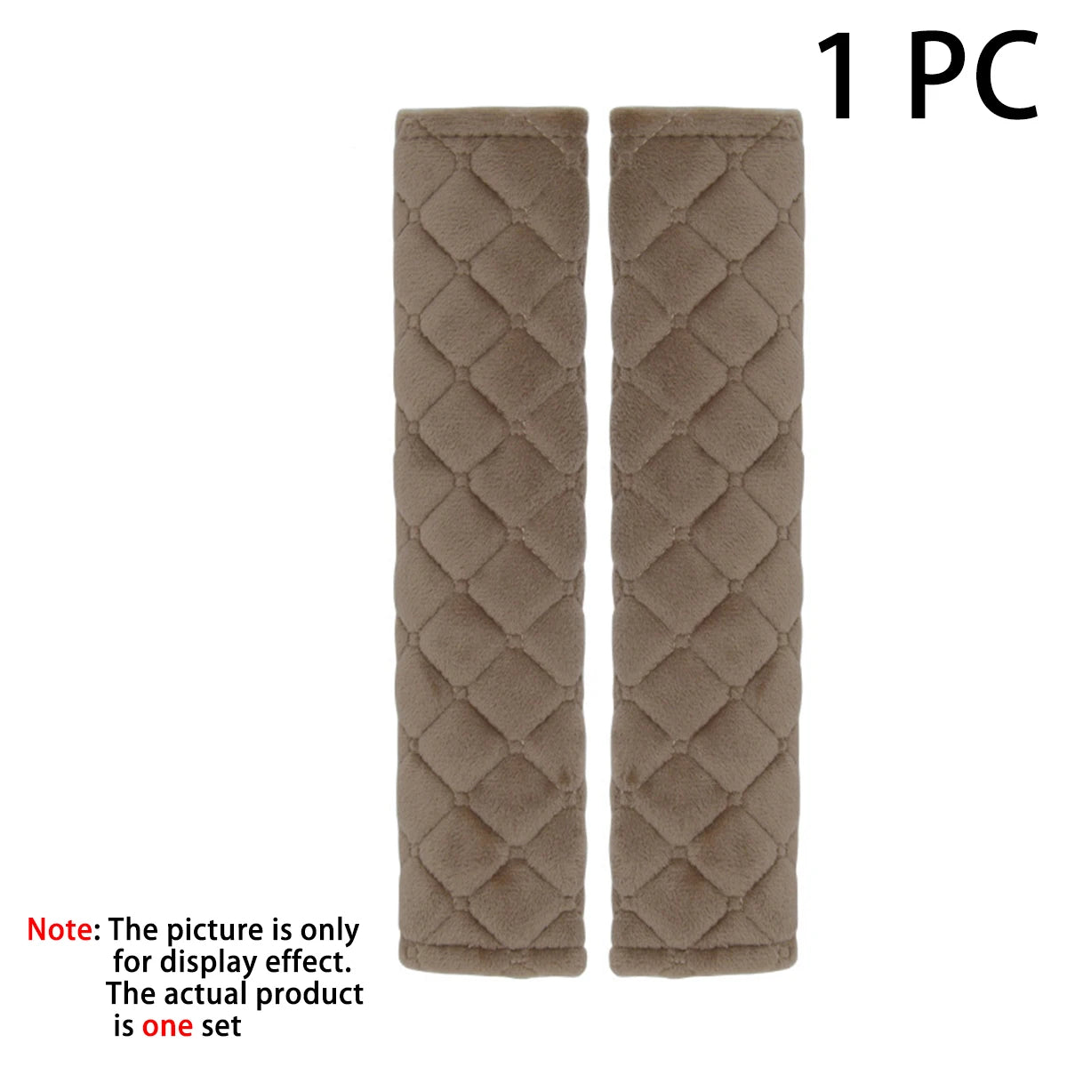 Soft plush car seat belt shoulder pad cover for comfortable driving