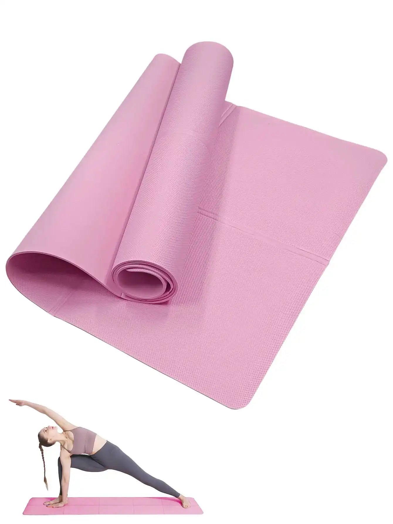 Non-Slip Yoga Mat for Pilates, Fitness & Home Workouts