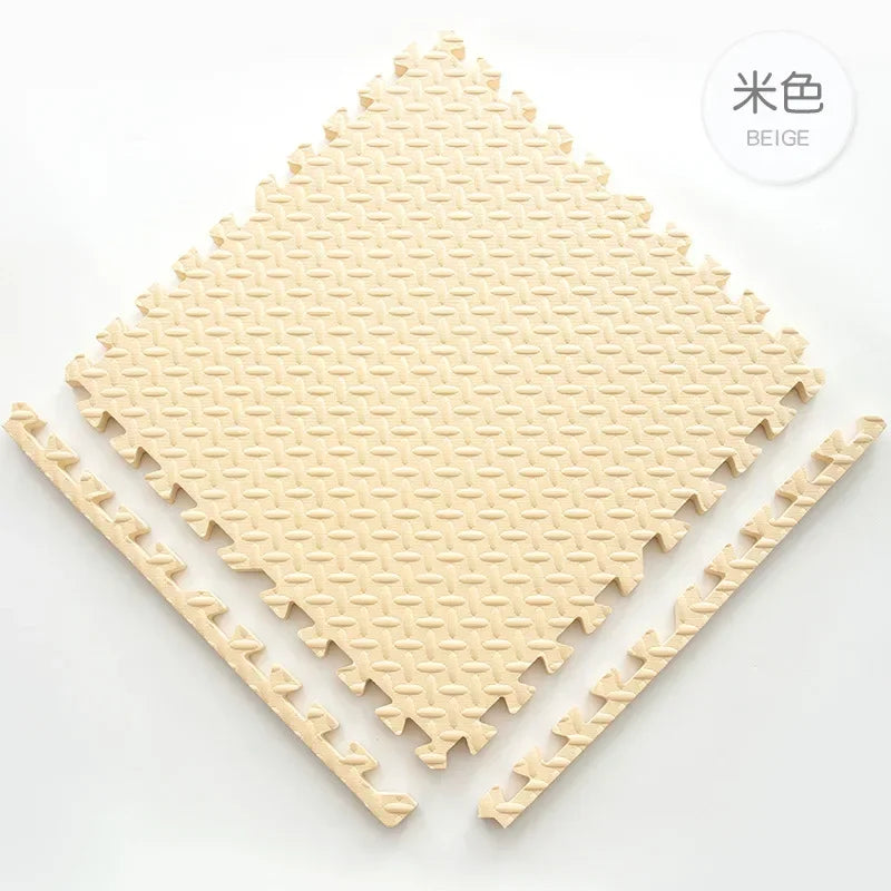 Thick interlocking puzzle foam play mat for kids baby playroom floor