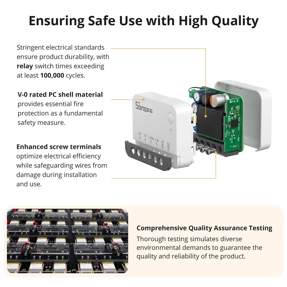 SONOFF ZBMINIR2 Extreme Zigbee smart switch relay for home automation and lighting control