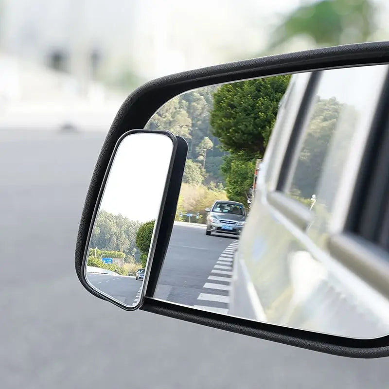 Car auxiliary rearview convex blind spot mirror wide angle adjustable side mirror