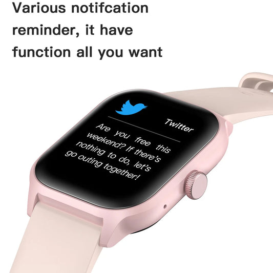 Smartwatch with heart rate and sleep monitor