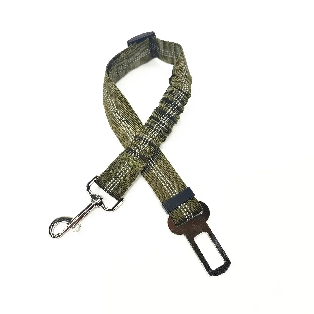 Vehicle safety lead clip for dogs cats and small pets