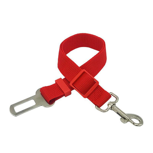 Adjustable dog car seat belt safety leash