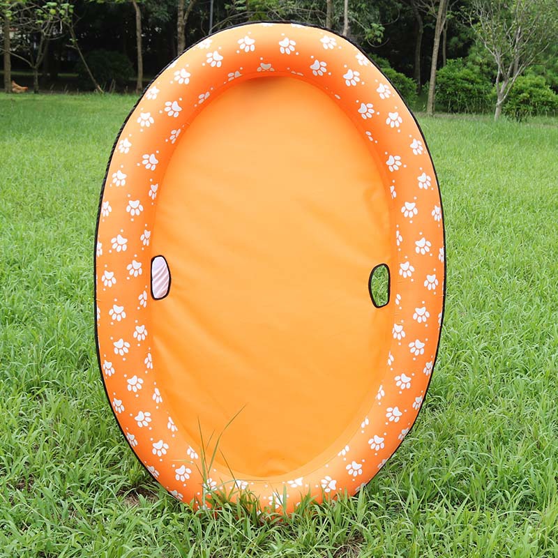 Portable dog swimming pool float for summer