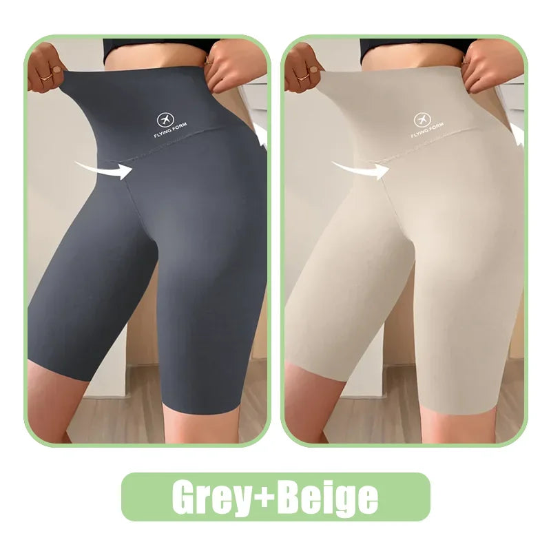 . Women yoga gym shorts in multiple colors