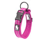 Soft nylon dog collar with reflective detail