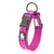 Soft nylon dog collar with reflective detail