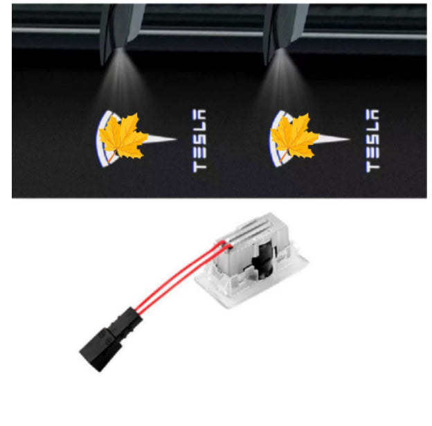 Car LED projection door light courtesy lamp