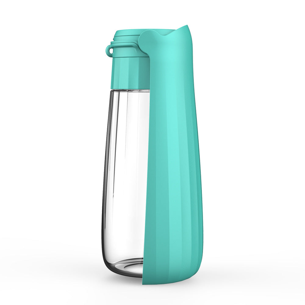 550ml outdoor travel dog drinking bottle