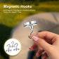 10pcs strong neodymium magnetic hooks for hanging keys tools towels kitchen items and home organization