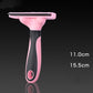 Stainless steel pet grooming comb for dogs and cats