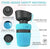 Travel dog water bottle for outdoor walks and trips
