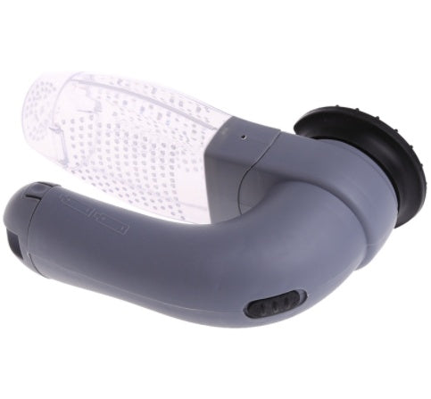 Handheld pet hair remover vacuum brush with massage head