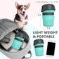 Travel dog water bottle for outdoor walks and trips