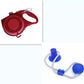 Dog walking leash with built-in water cup