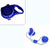 Dog walking leash with built-in water cup