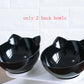 Elevated tilted cat bowl for food and water