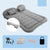 SUV inflatable car mattress with pillows and air pump for travel and camping