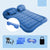 SUV inflatable car mattress with pillows and air pump for travel and camping