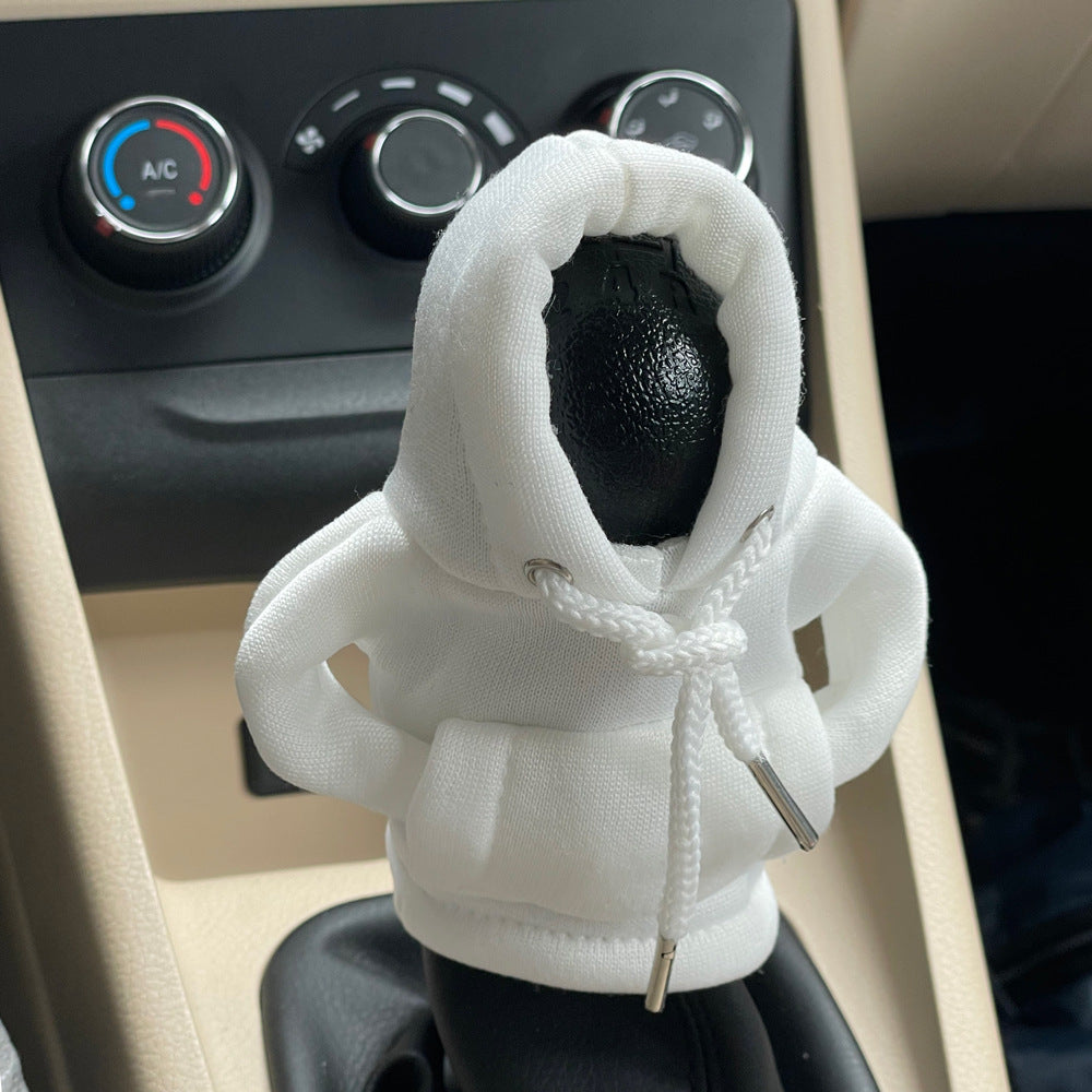 Car gear lever mini sweater protective cover decoration