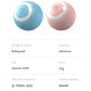 Smart cat rolling ball toy for indoor play