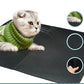 Waterproof double layer cat litter mat with honeycomb litter trapping design