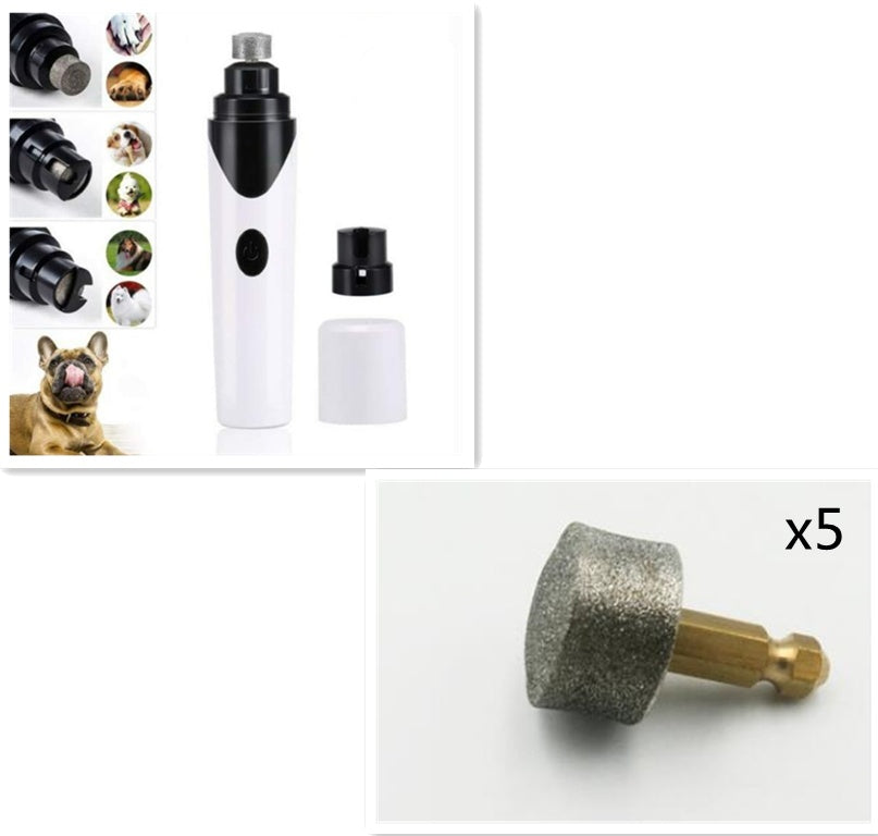 USB Rechargeable Pet Nail Grinder for Dogs & Cats