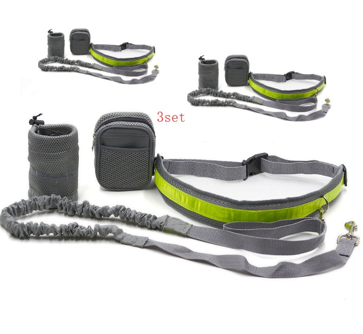 Adjustable hands free dog leash for running