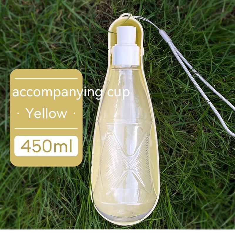 550ml outdoor travel dog drinking bottle