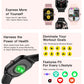 2.01 inch square display fitness smartwatch