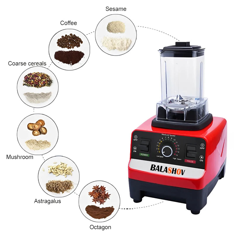 2000W commercial blender heavy duty juicer
