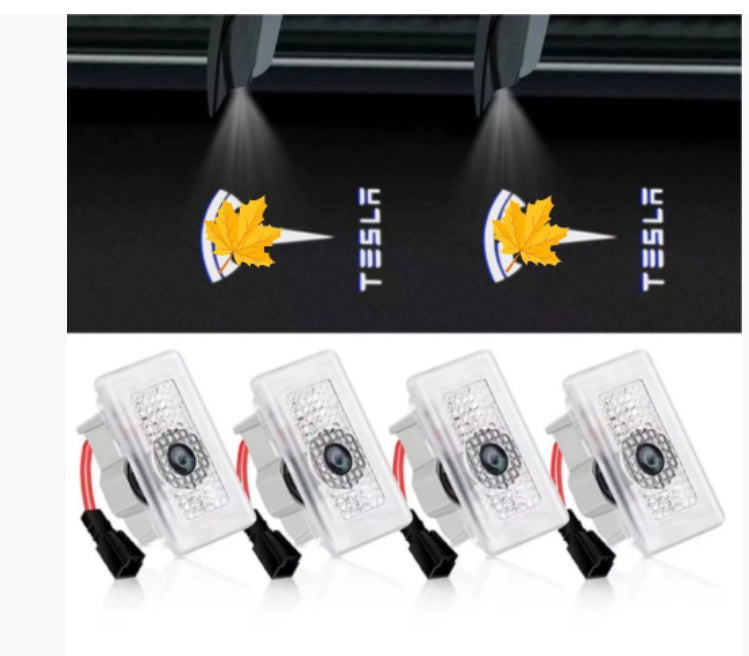 Car LED projection door light courtesy lamp