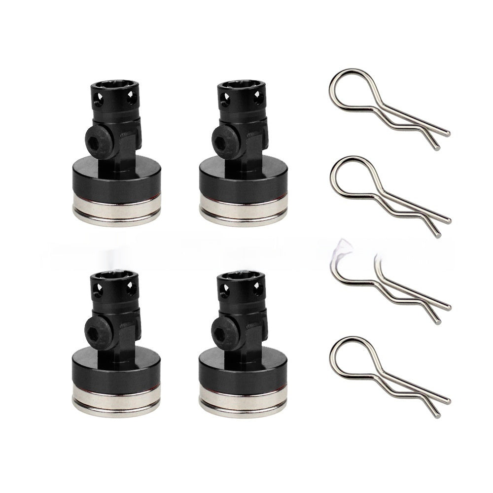 Metal magnetic car decor accessory set with strong magnet for vehicle decoration