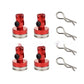 Metal magnetic car decor accessory set with strong magnet for vehicle decoration