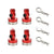 Metal magnetic car decor accessory set with strong magnet for vehicle decoration