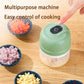 250ML USB rechargeable mini electric garlic chopper vegetable cutter for kitchen food preparation