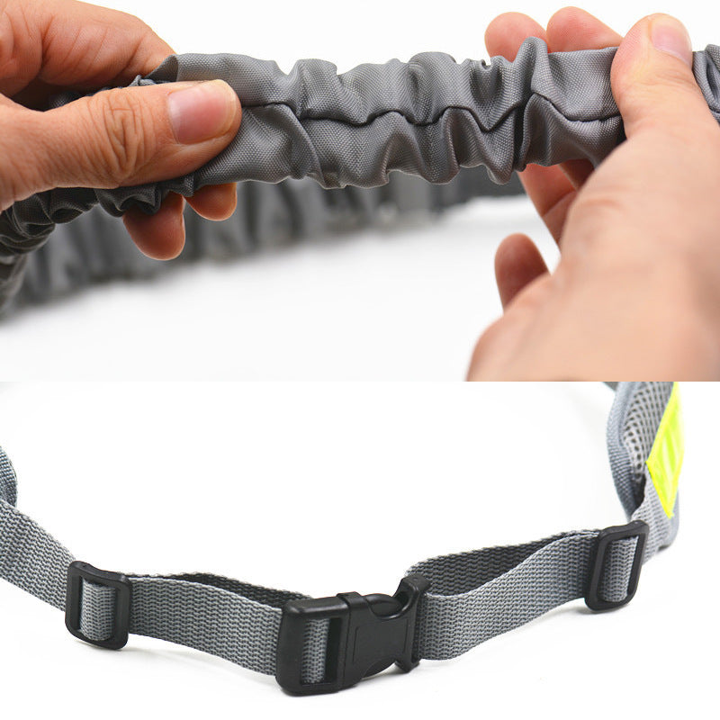 Hands free waist dog leash for walking