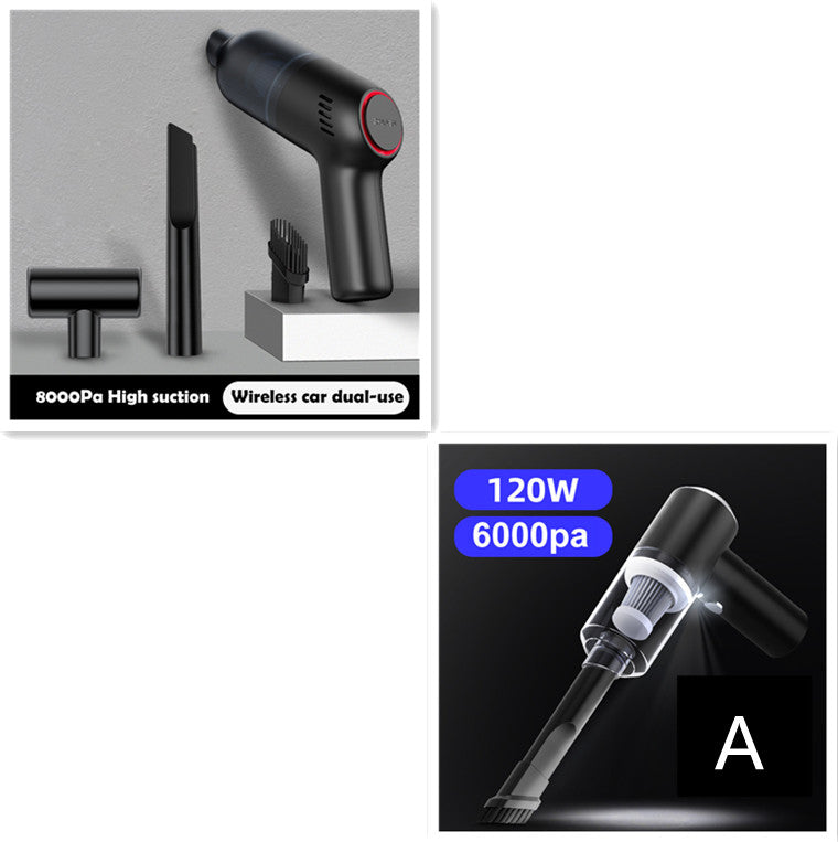 Portable mini car vacuum cleaner with USB charging cable